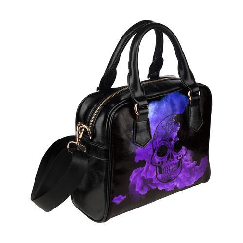 smoky skull Shoulder Handbag (Model 1634)