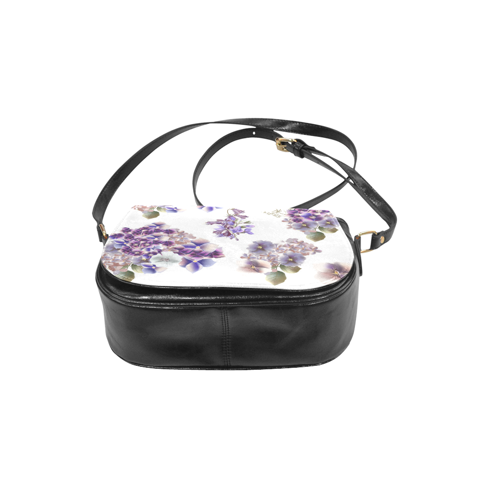 Cute beautiful designers Bags : Purple and white edition 50s inspire Fashon New arrival in shop! Classic Saddle Bag/Small (Model 1648)