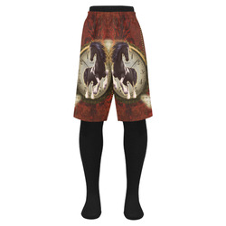 Wonderful horse on a clock Men's Swim Trunk (Model L21)