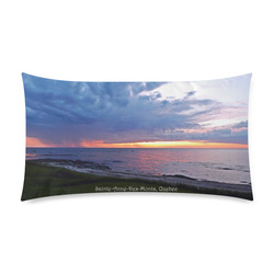 Sunset RainStorm Custom Rectangle Pillow Case 20"x36" (one side)