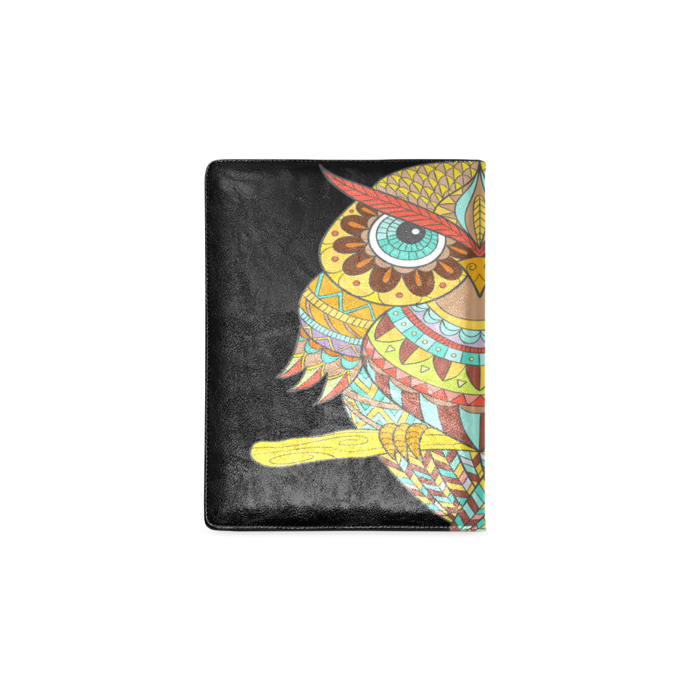 Cute Ethnic Owl Nature Art Custom NoteBook B5
