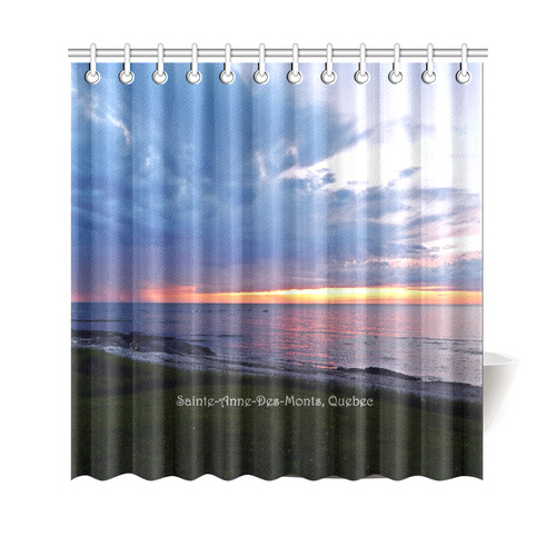 Sunset RainStorm Shower Curtain 69"x70"