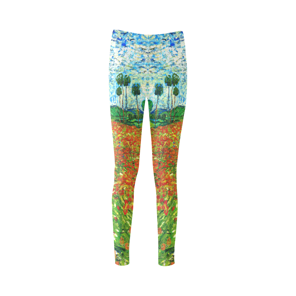 Vincent Van Gogh Field With Red Poppies Cassandra Women's Leggings ...