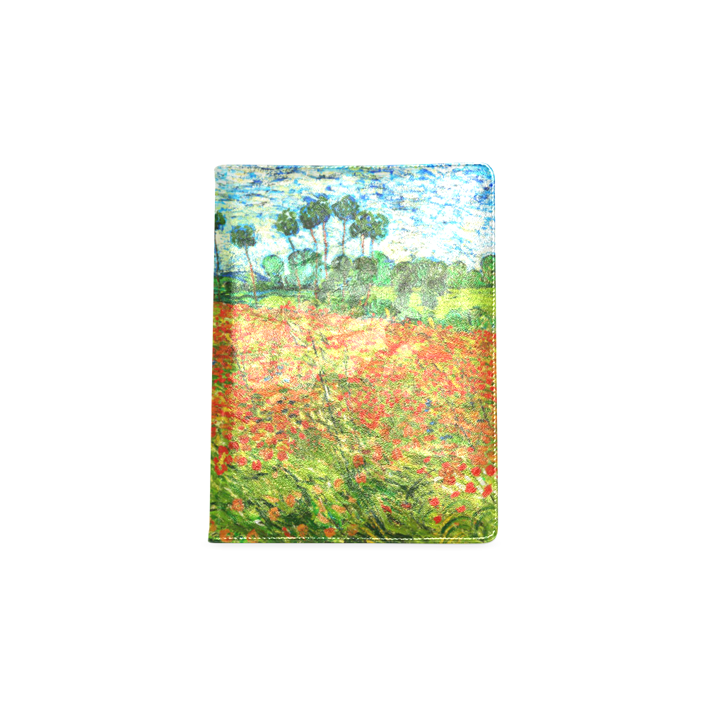 Vincent Van Gogh Field With Red Poppies Custom NoteBook B5