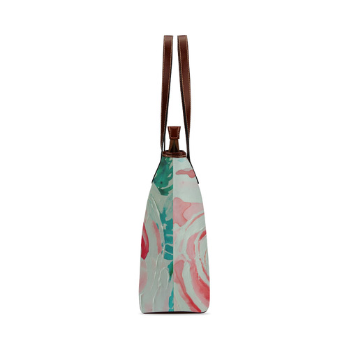 ROSES ARE PINK PINK Shoulder Tote Bag (Model 1646)