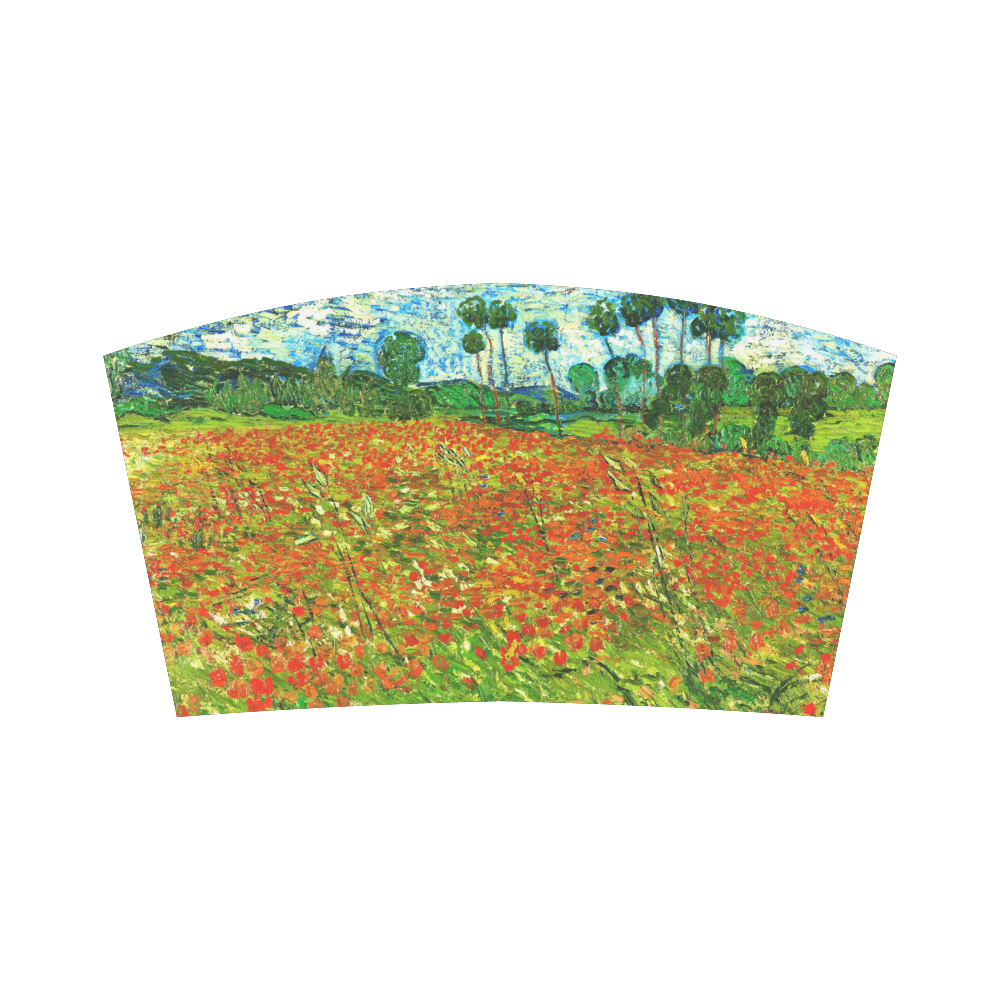 Vincent Van Gogh Field With Red Poppies Bandeau Top