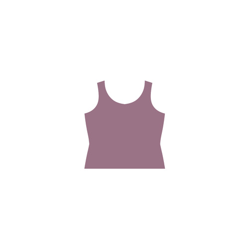 Grape Nectar Purple and Brown Sleeveless Splicing Shift Dress(Model D17)