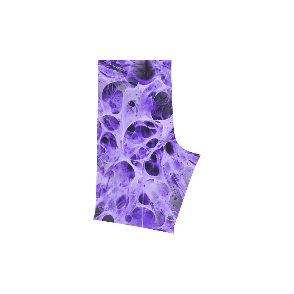 SPIDER WEB fractal - violet black Men's Swim Trunk (Model L21)