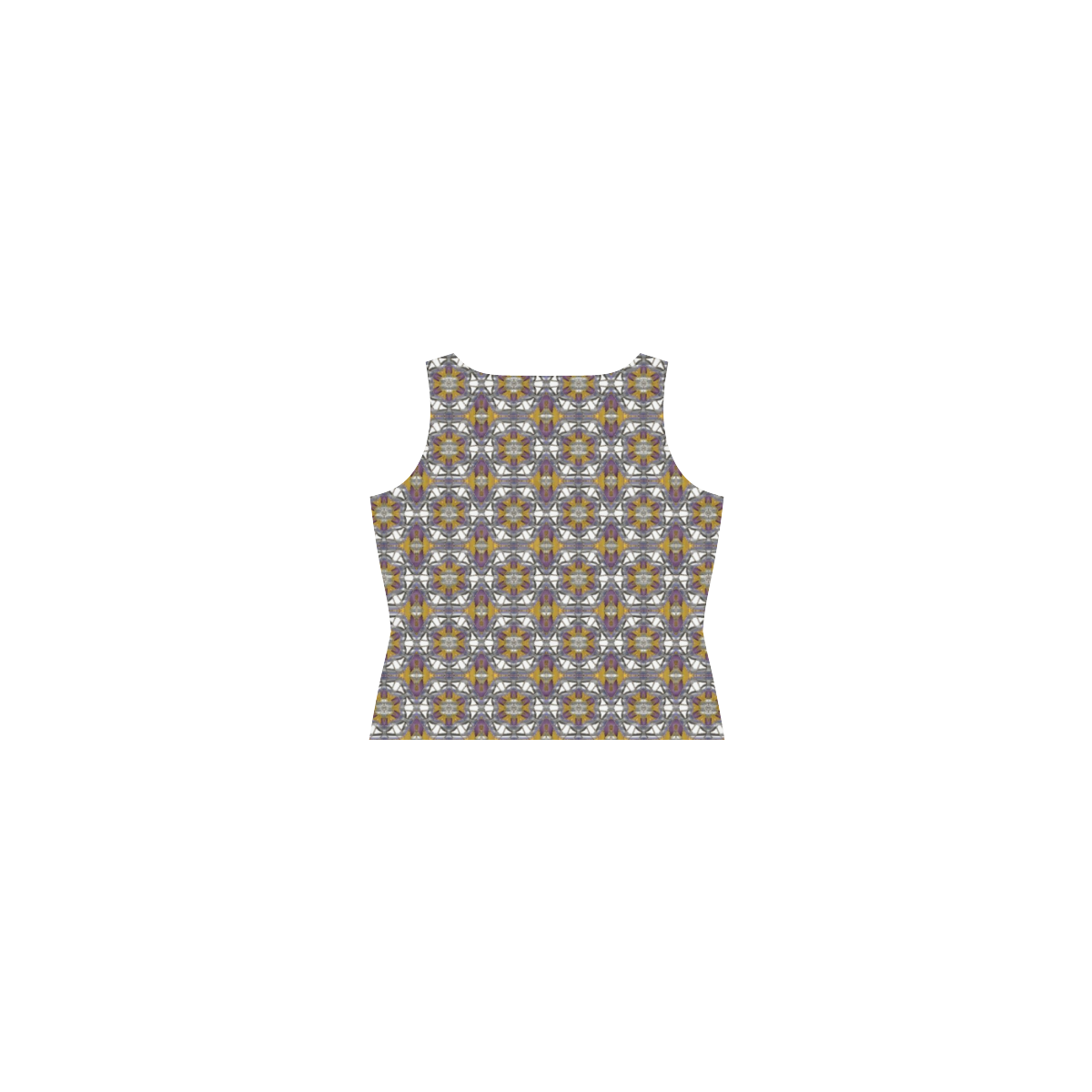 Golden Violet Sleeveless Splicing Shift Dress(Model D17)