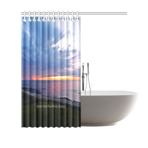 Sunset RainStorm Shower Curtain 69"x70"