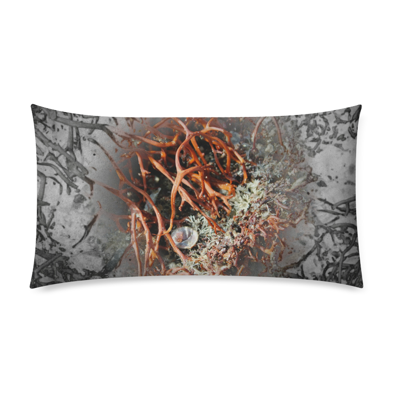 Sea weed Gothic by Martina Webster Custom Rectangle Pillow Case 20"x36" (one side)