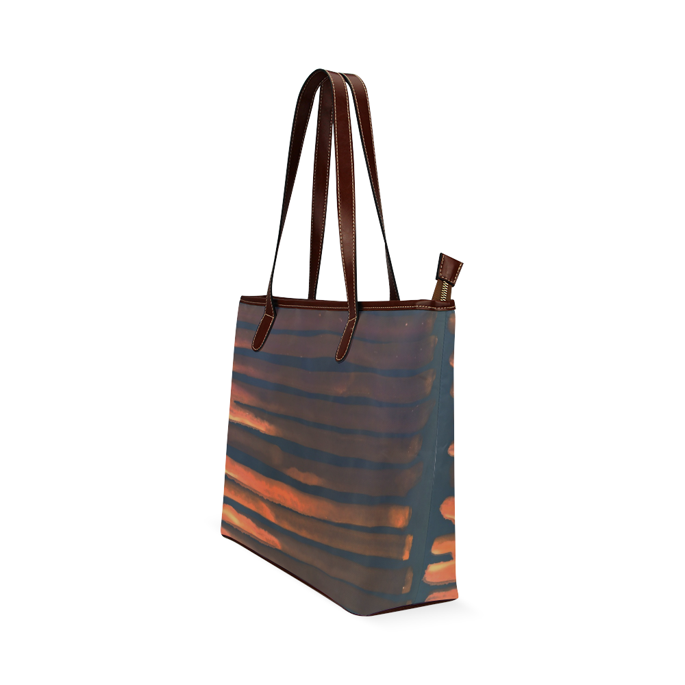 Copper Dreams Shoulder Tote Bag (Model 1646)