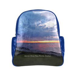 Sunset RainStorm Multi-Pockets Backpack (Model 1636)