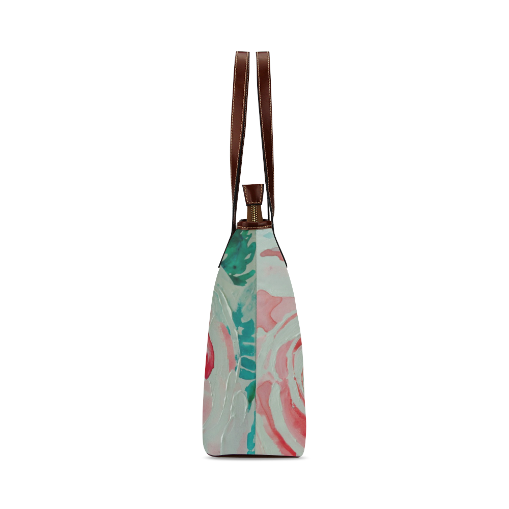 ROSES ARE PINK PINK Shoulder Tote Bag (Model 1646)