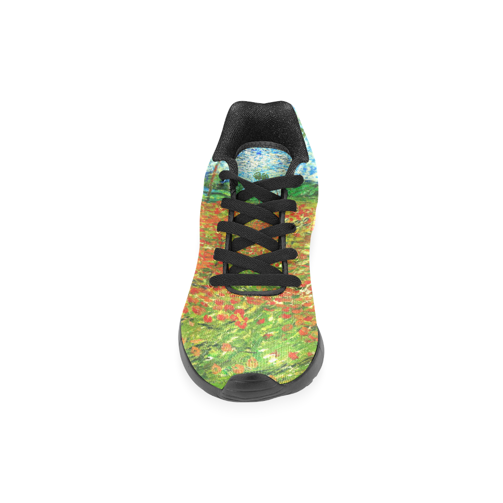 Vincent Van Gogh Field With Red Poppies Women’s Running Shoes (Model 020)