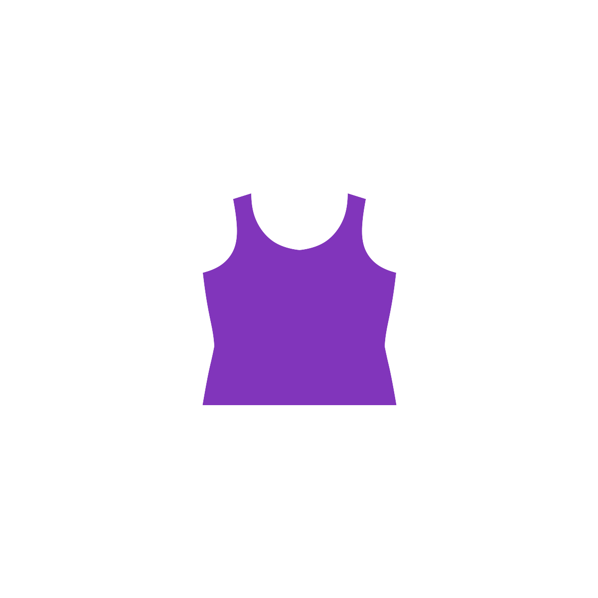 Purple Topaz and Green Sleeveless Splicing Shift Dress(Model D17)