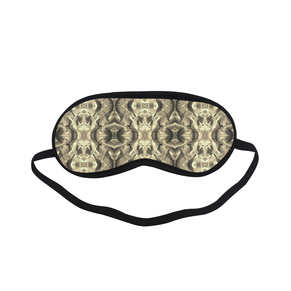 Gold Fabric Pattern Design Sleeping Mask