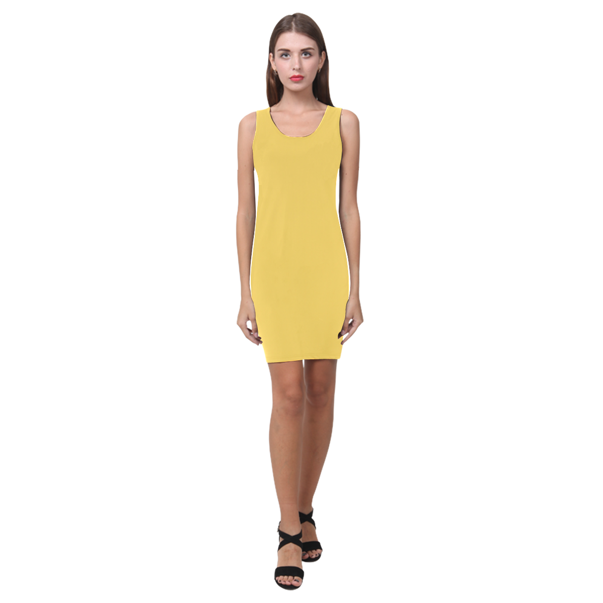 Primrose Yellow Medea Vest Dress (Model D06)