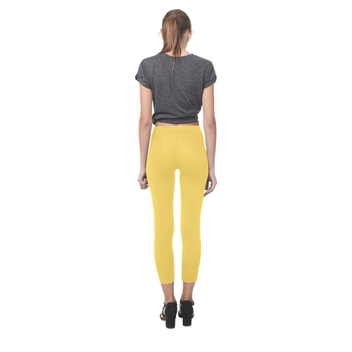 Primrose Yellow Capri Legging (Model L02)