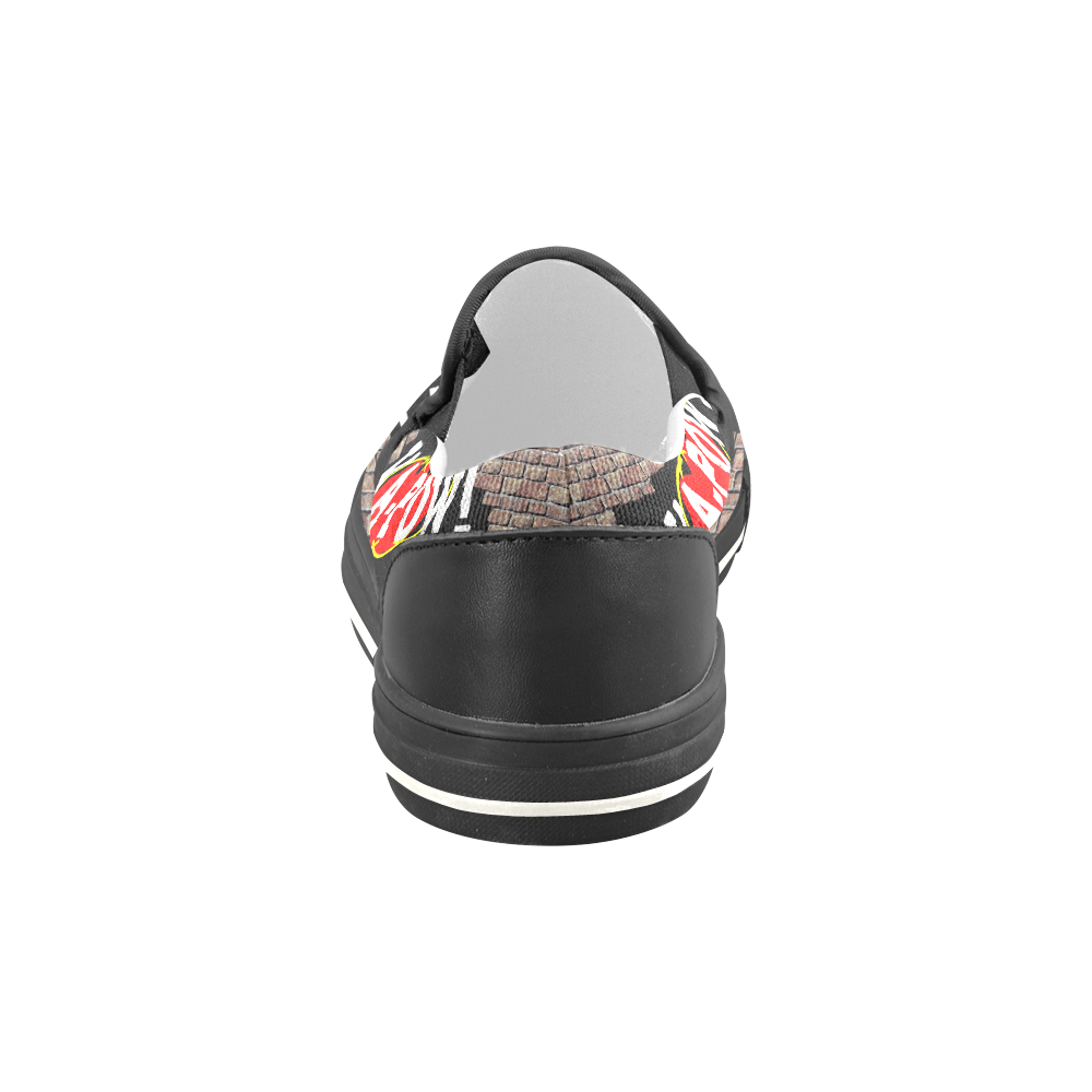 KA-POW! Men's Slip-on Canvas Shoes (Model 019)