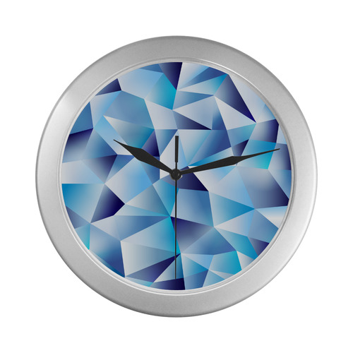 cold as ice Silver Color Wall Clock