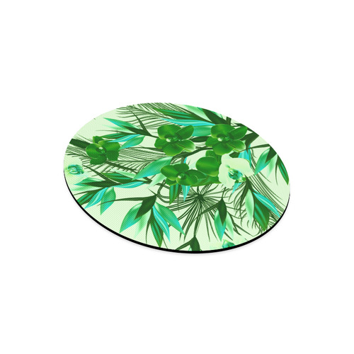 Wild and green Exotic mouse pad Collection 2016 Round Mousepad
