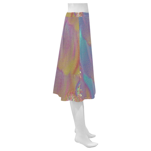 327 Mnemosyne Women's Crepe Skirt (Model D16)
