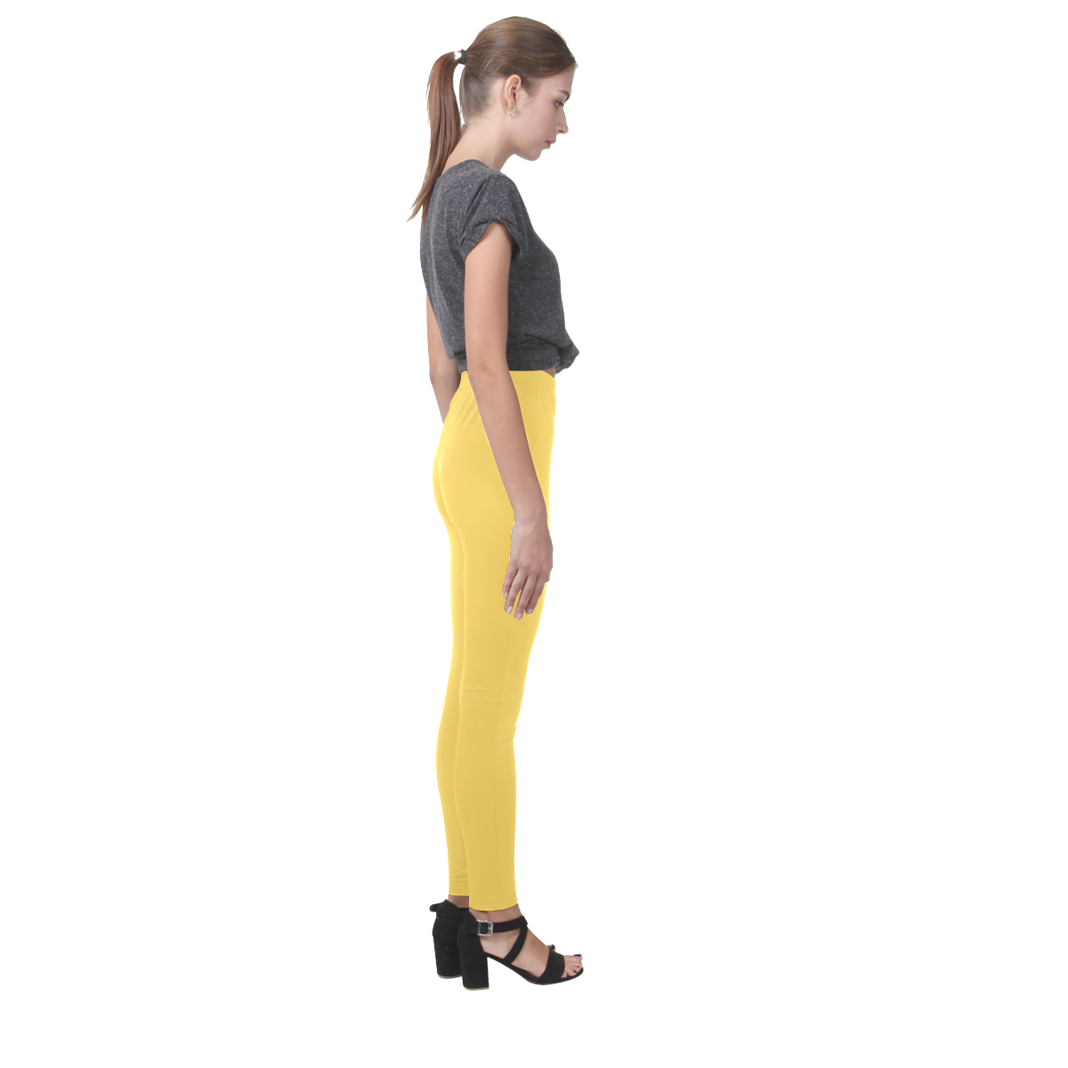 Primrose Yellow Cassandra Women's Leggings (Model L01)