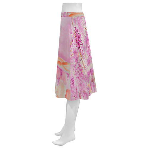 890 Mnemosyne Women's Crepe Skirt (Model D16)
