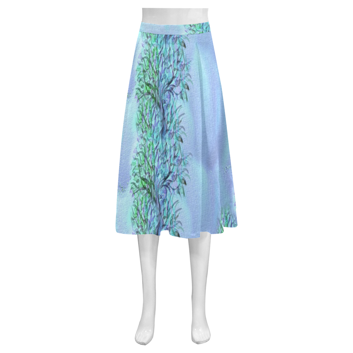 325 Mnemosyne Women's Crepe Skirt (Model D16)