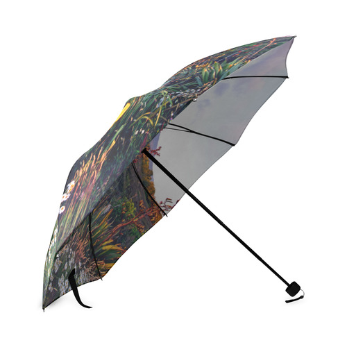 Ruapehu Sunset Flowers NZ Foldable Umbrella (Model U01)