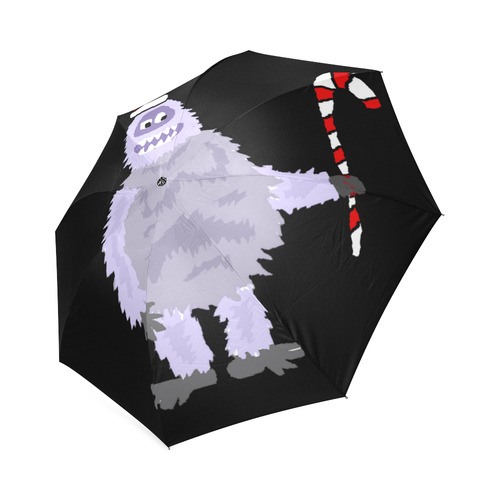 Funny Abominable Snowman Christmas Art Foldable Umbrella (Model U01)