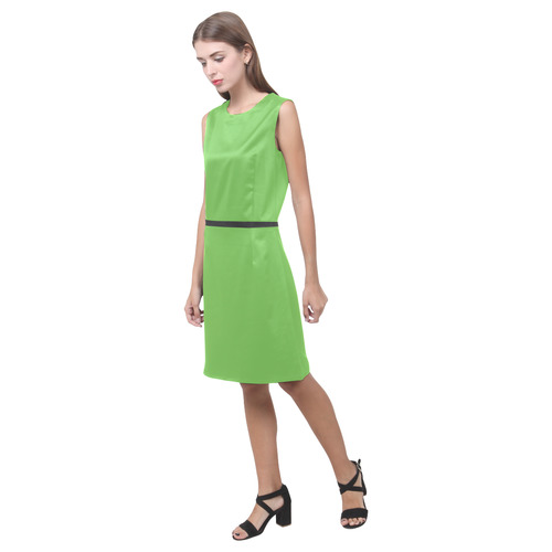 Green Flash Eos Women's Sleeveless Dress (Model D01)