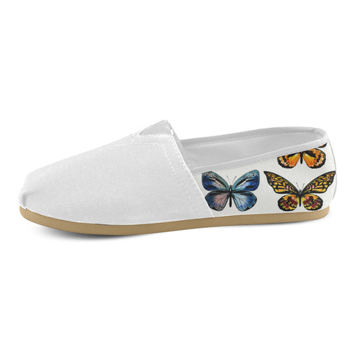 Cute Butterflies shoe Collection 2016. Shop amazing Art in our Shop Unisex Casual Shoes (Model 004)