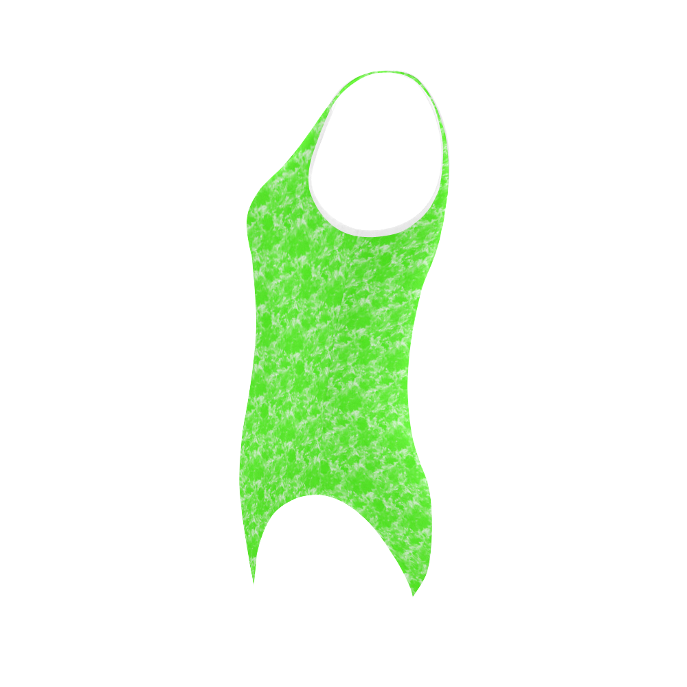 wet leafs 11 Vest One Piece Swimsuit (Model S04)