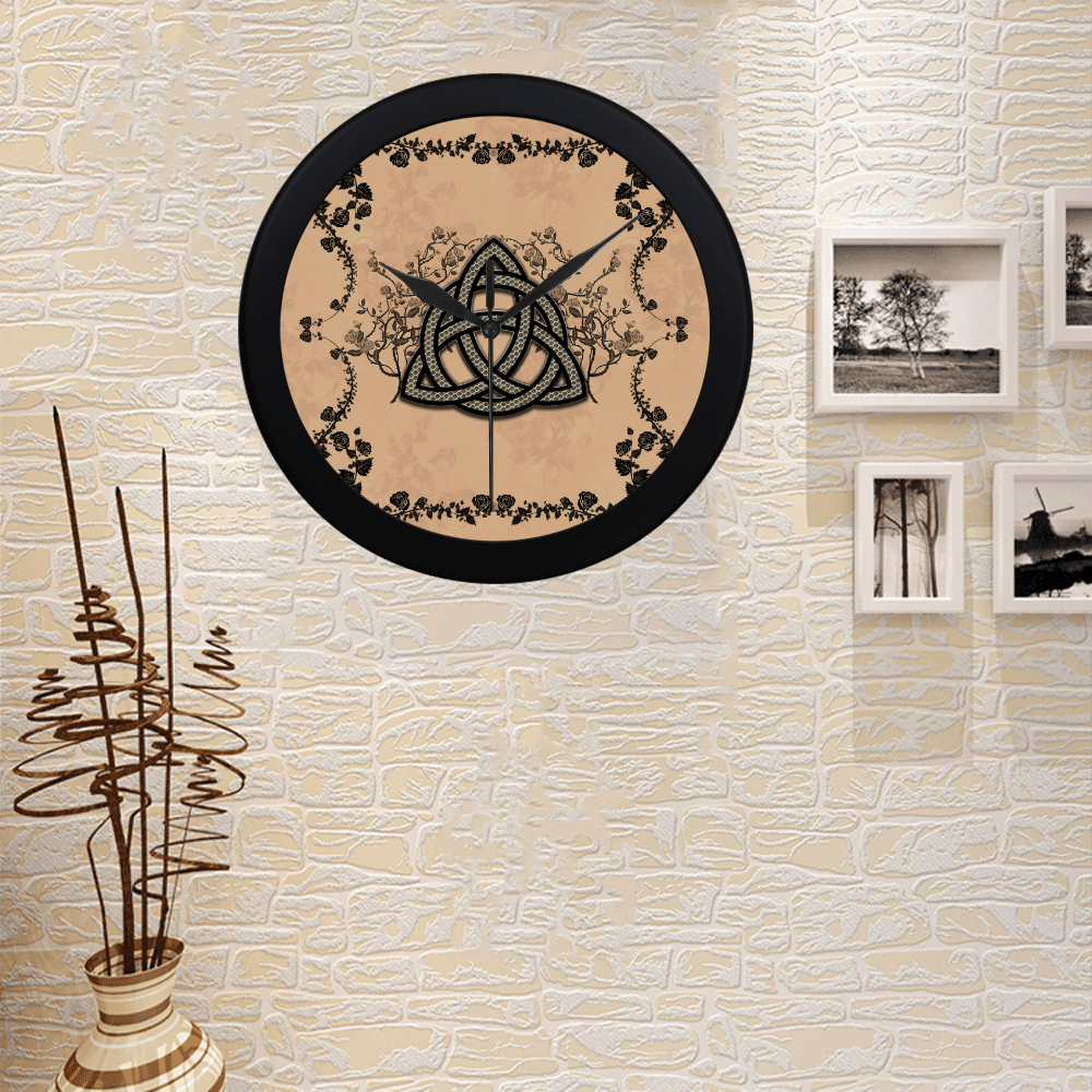 The celtic sign made of fibre Circular Plastic Wall clock