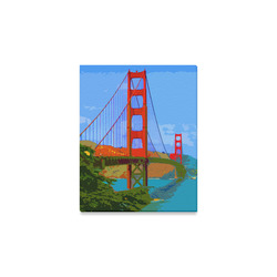 Golden_Gate_Bridge_20160910 Canvas Print 8"x10"
