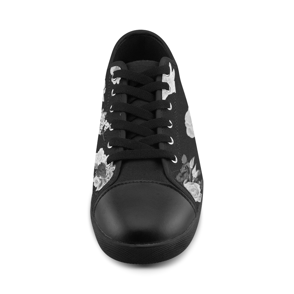Black and grey Luxury artistic boots vintage edition 2016 Canvas Shoes for Women/Large Size (Model 016)