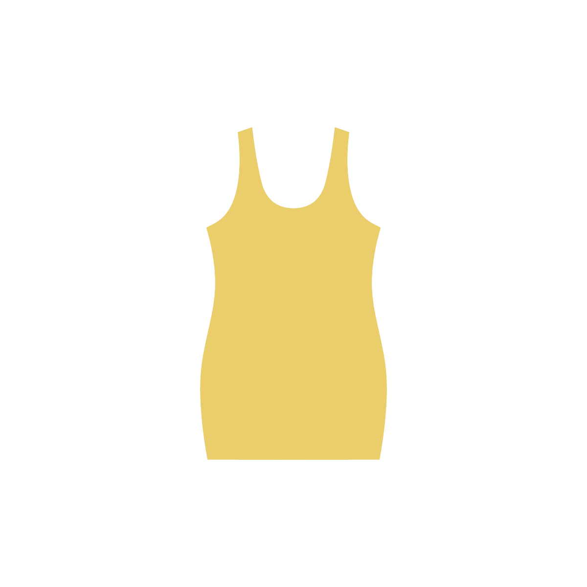 Primrose Yellow Medea Vest Dress (Model D06)