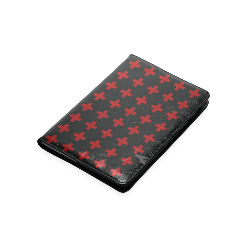 Crosses Punk Rock Style Red crosses Artist's-Musician's Custom NoteBook A5