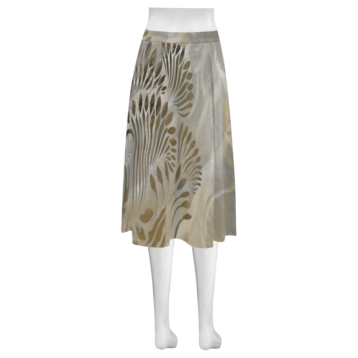 466 Mnemosyne Women's Crepe Skirt (Model D16)