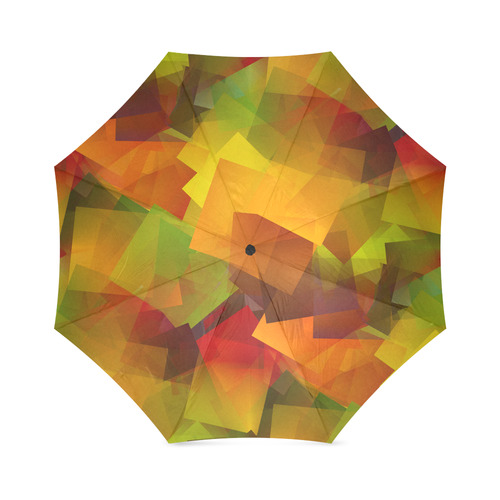 Indian Summer Cubes Foldable Umbrella (Model U01)
