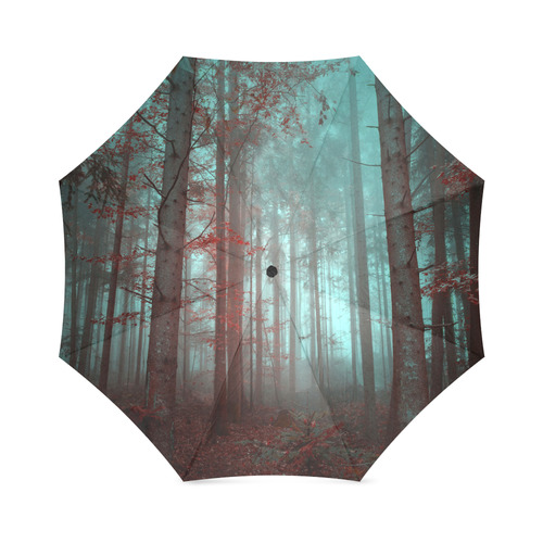 autumn forest Foldable Umbrella (Model U01)