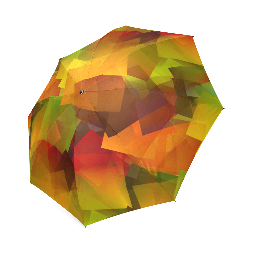 Indian Summer Cubes Foldable Umbrella (Model U01)
