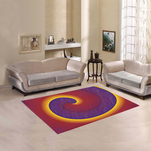 there's light Area Rug 5'3''x4'