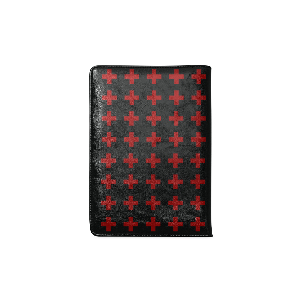 Crosses Punk Rock Style Red crosses Artist's-Musician's Custom NoteBook A5