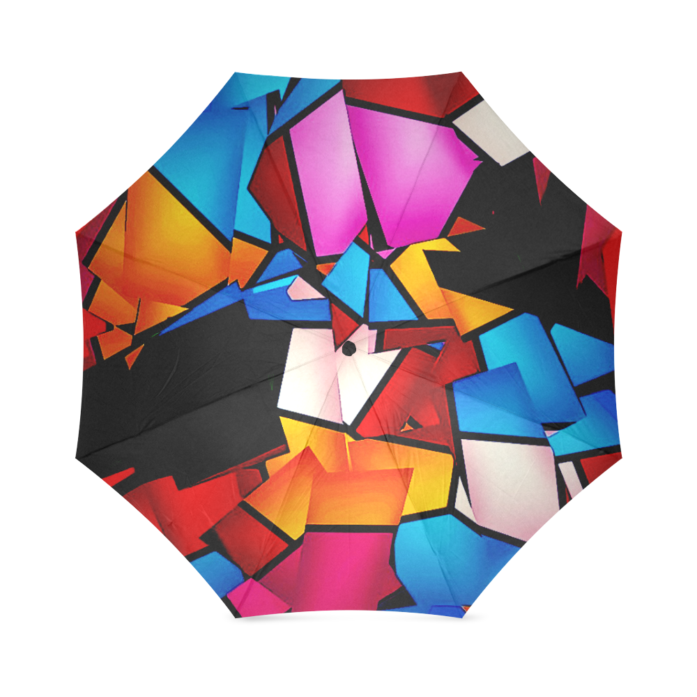 Lightning Pattern by Artdream Foldable Umbrella (Model U01)