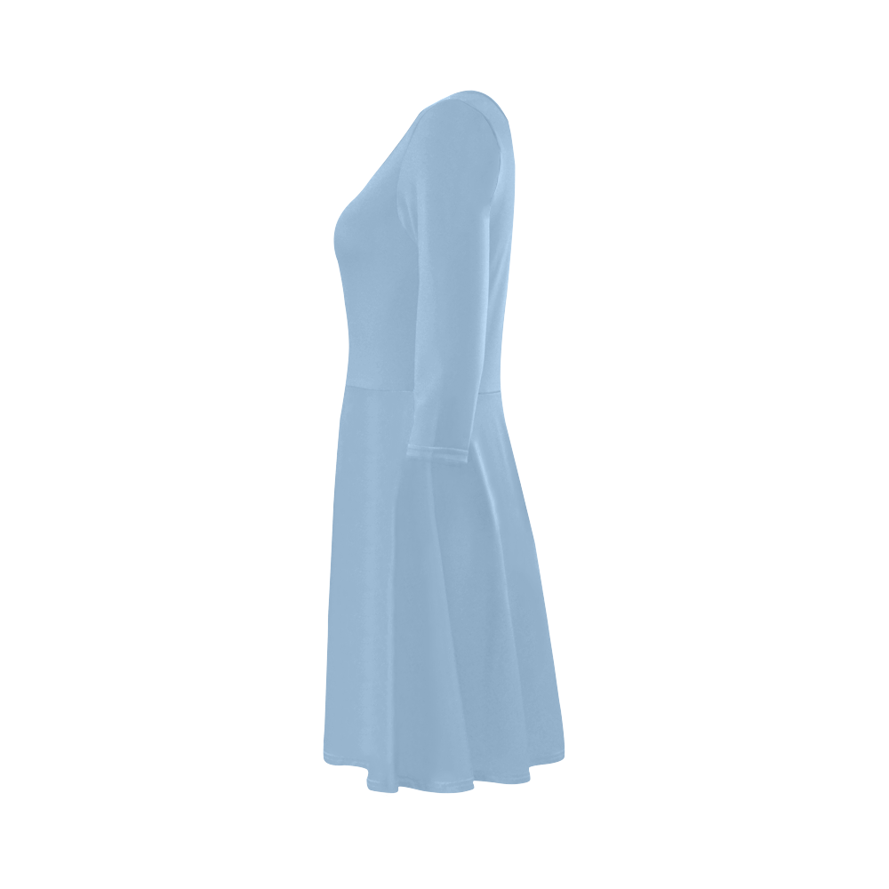 Airy Blue 3/4 Sleeve Sundress (D23)