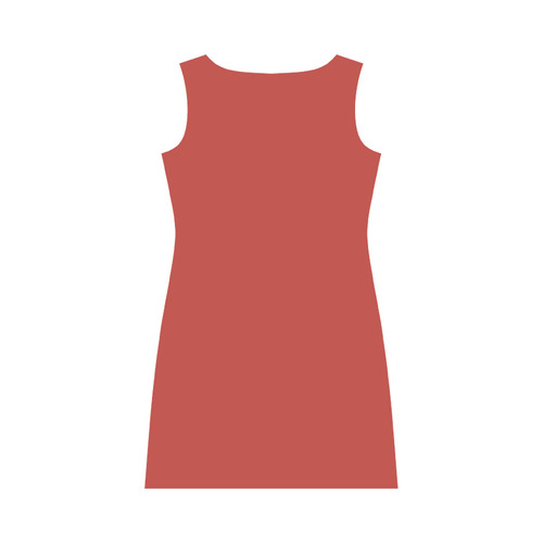 Aurora Red Round Collar Dress (D22)