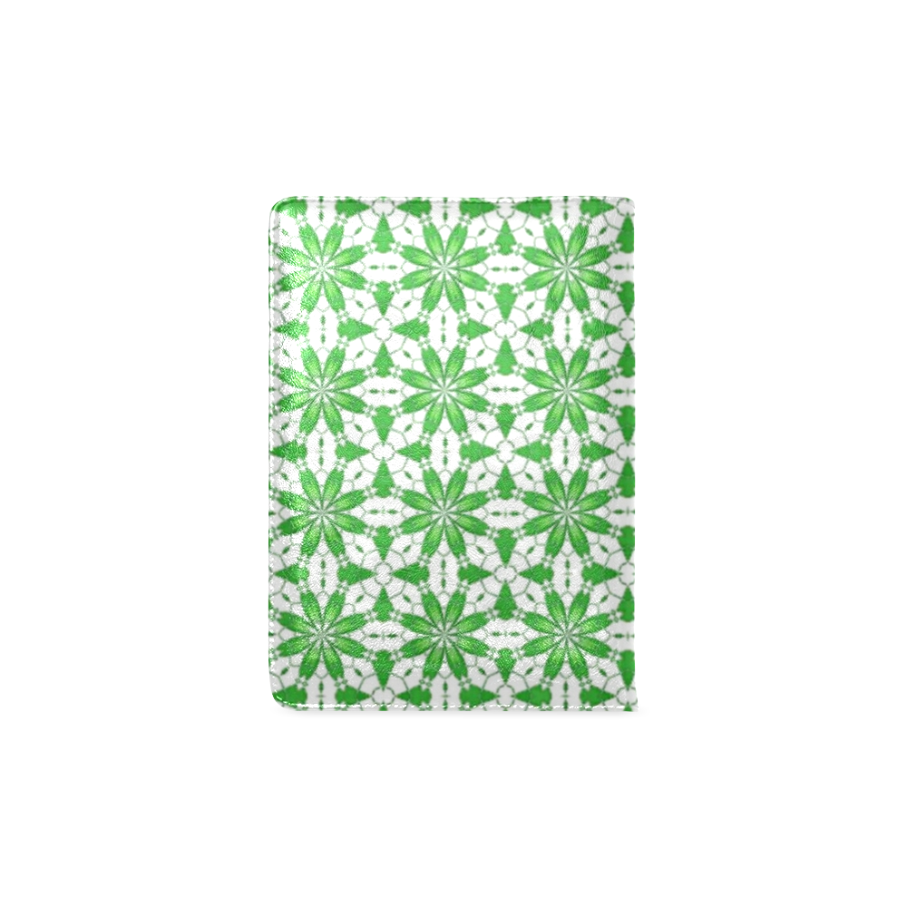 Green and White Floral Custom NoteBook A5